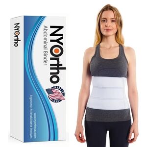 NYOrtho Abdominal Binder in White 75-90"
